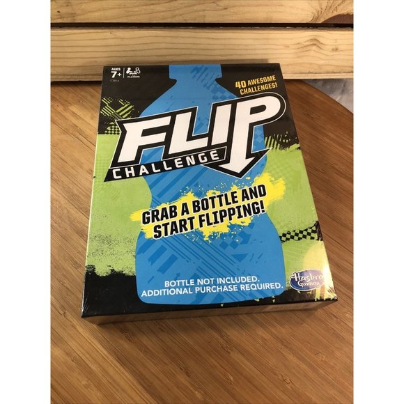 Hasbro Gaming Flip Challenge: 40 Awesome Challenges 2017 Game ages 7+ New sealed - Picture 2 of 6